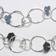 silver and porcelain necklaces